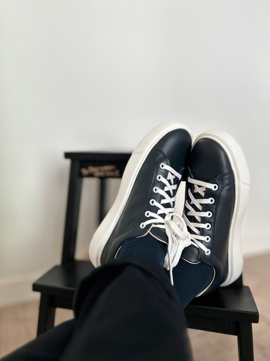 Elevate Navy — poza 4, pantofi premium din piele intoarsa, fabricat in Romania — Enzo Margi
