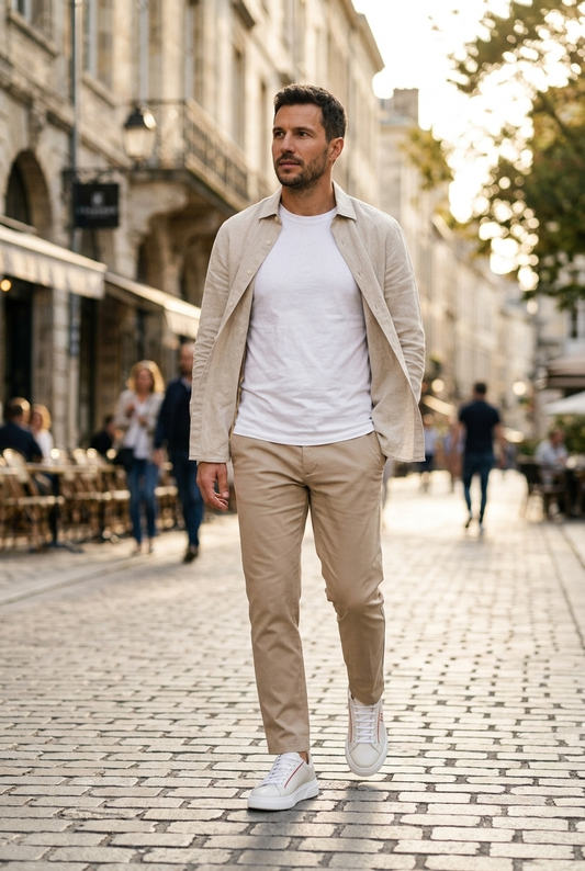 Pantofi Sport Bărbați Red Strike — pantofi din piele naturală, Enzo Margi