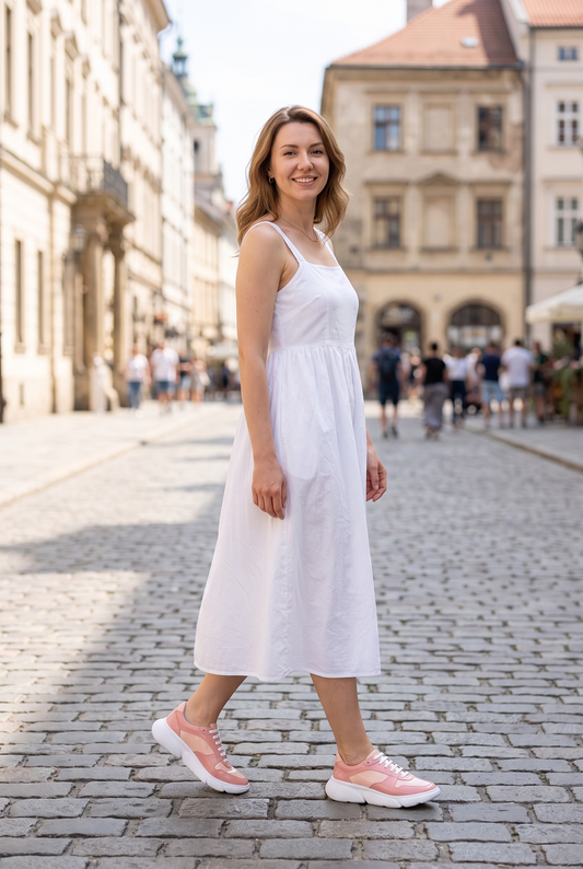 Pantofi Damă Blush Female — pantofi din piele naturală, Enzo Margi
