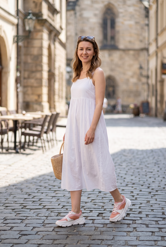 Pantofi Damă Duo Blushed Light — pantofi din piele naturală, Enzo Margi