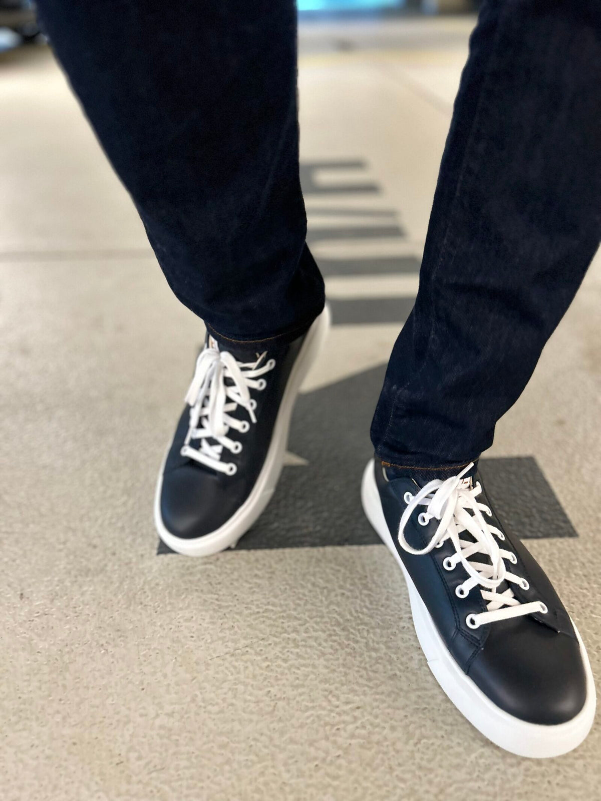 Elevate Navy — poza 3, pantofi premium din piele intoarsa, fabricat in Romania — Enzo Margi