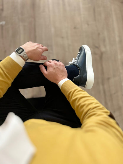 Elevate Navy — poza 6, pantofi premium din piele intoarsa, fabricat in Romania — Enzo Margi