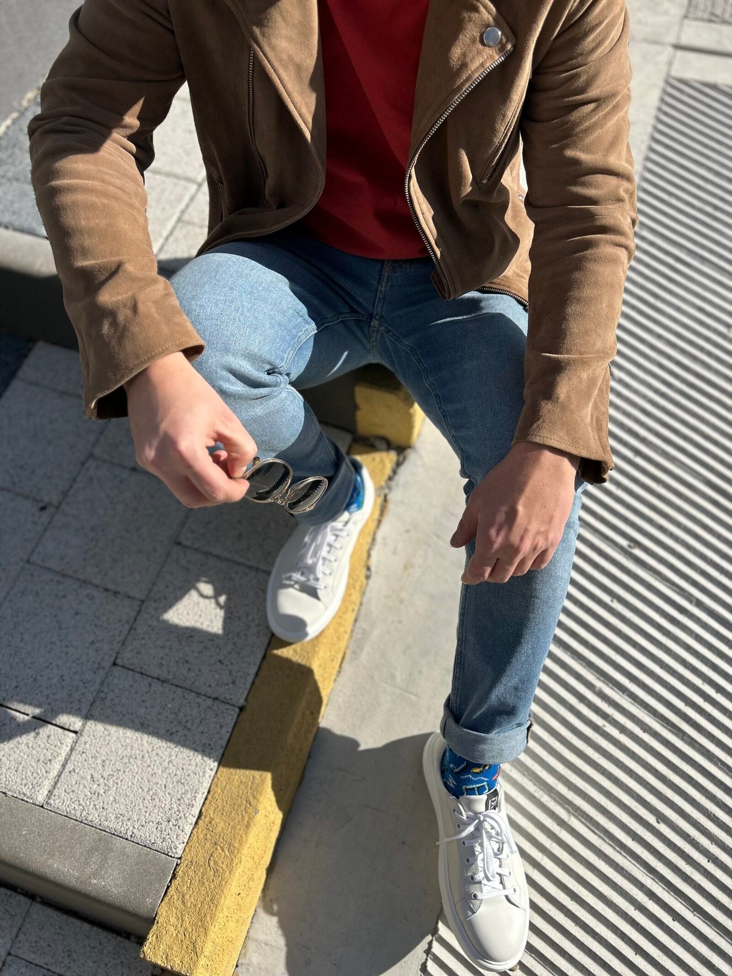 Elevate Off White — poza 7, pantofi premium din piele intoarsa, fabricat in Romania — Enzo Margi