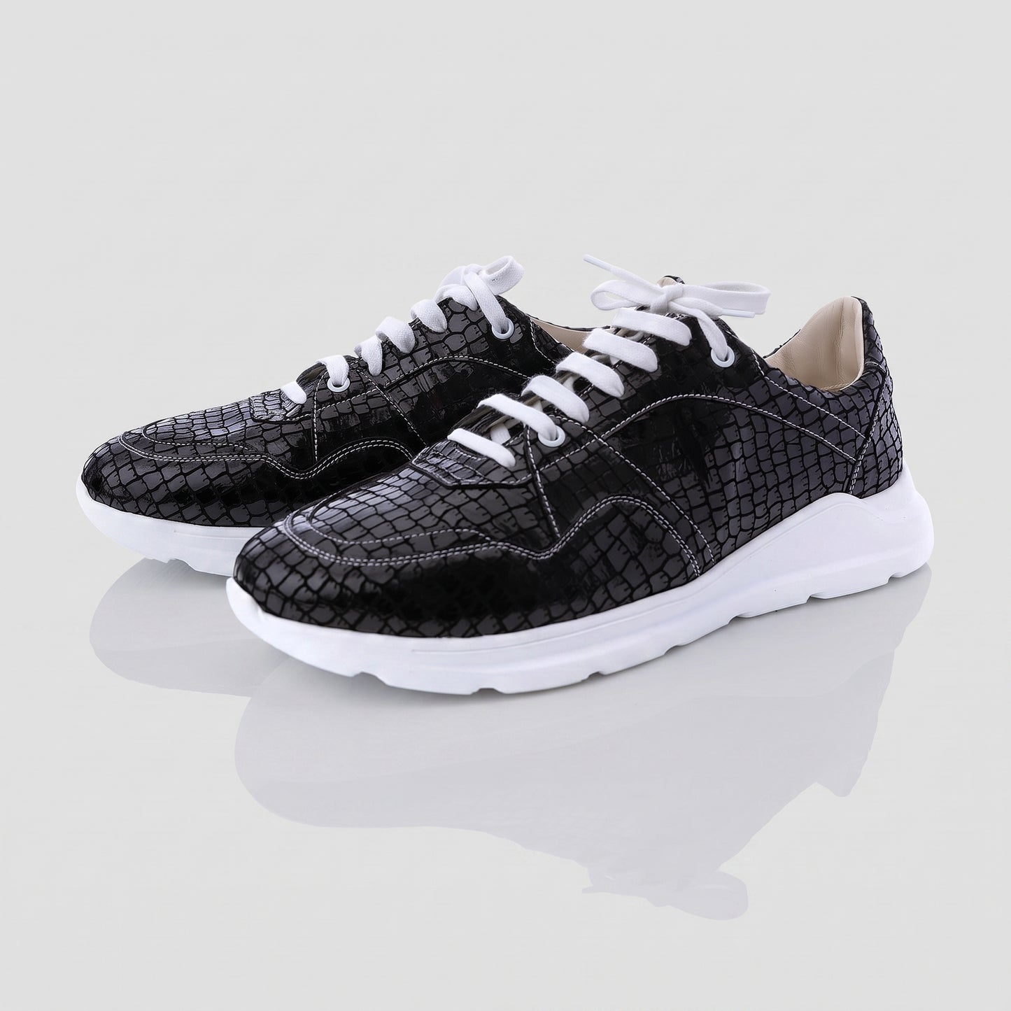 Pantofi Sport Bărbați Black Cobra — pantofi din piele naturală, Enzo Margi