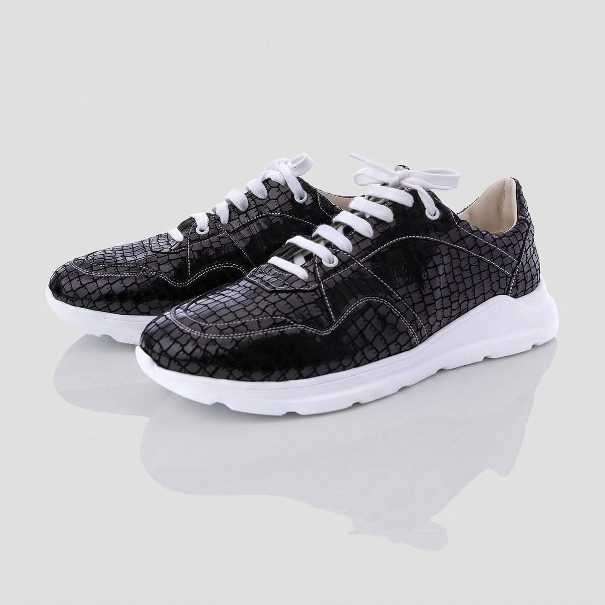 Pantofi Sport Bărbați Black Cobra — pantofi din piele naturală, Enzo Margi