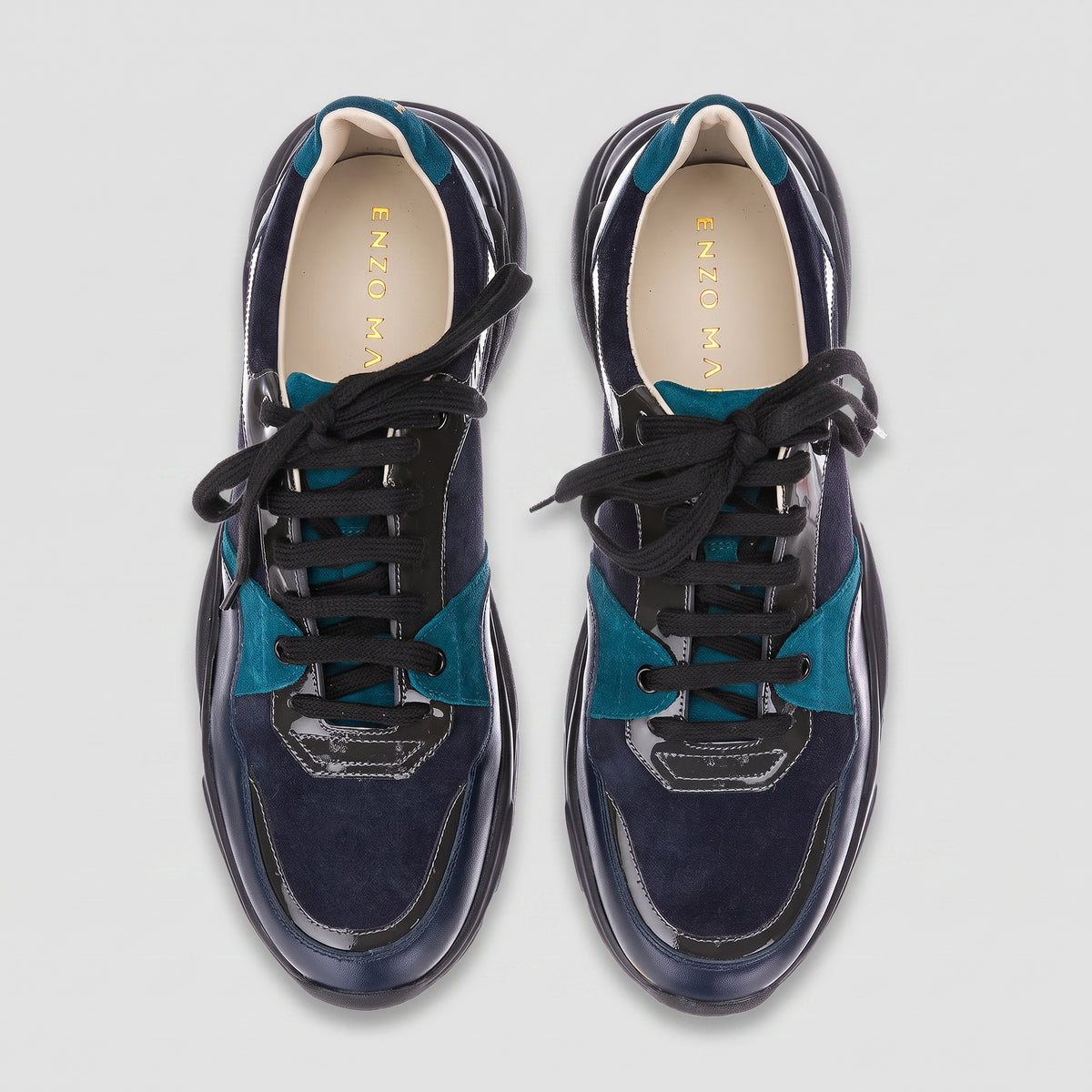 Pantofi Sport Bărbați Funky Jeans — pantofi din piele naturală, Enzo Margi