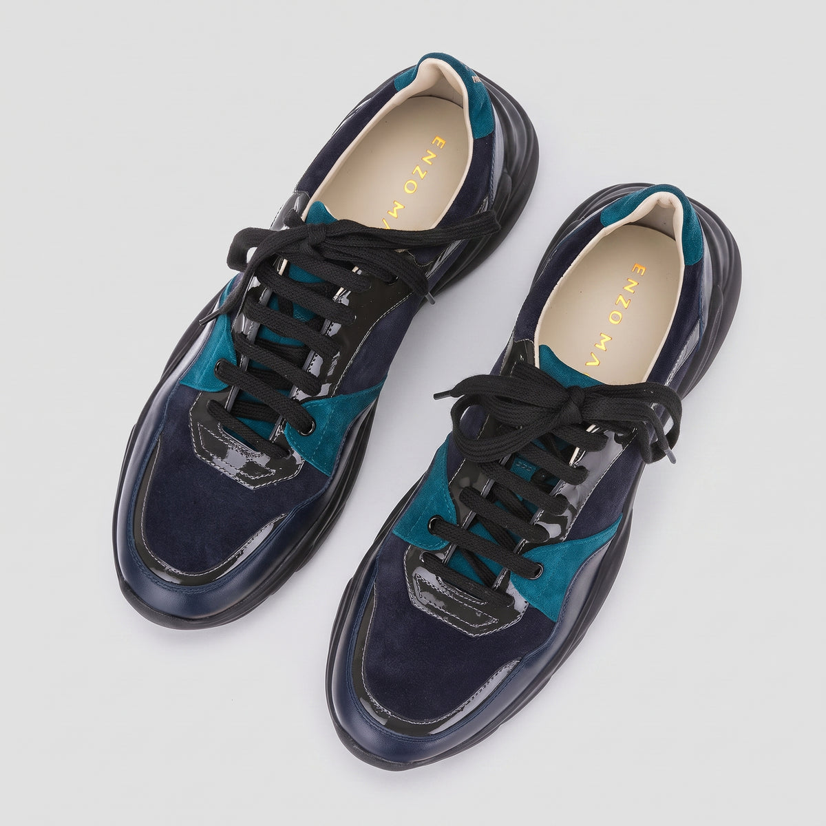 Pantofi Sport Bărbați Funky Jeans — pantofi din piele naturală, Enzo Margi