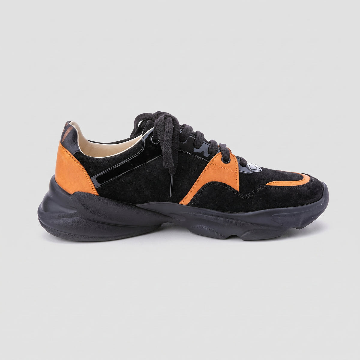 Pantofi Bărbați Black & Orange — pantofi din piele naturală, Enzo Margi
