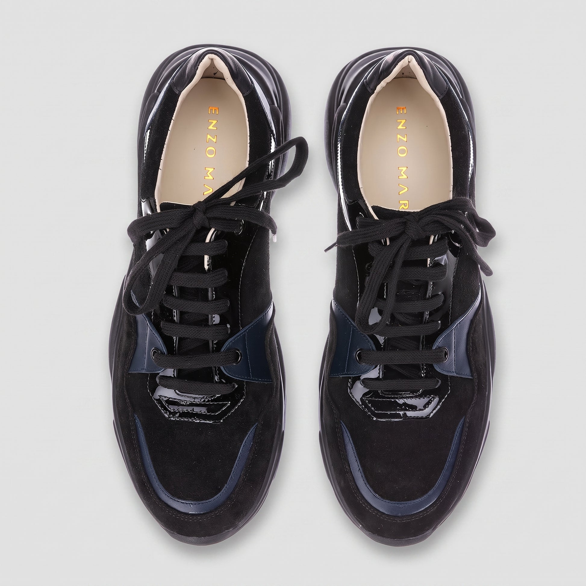 Pantofi Sport Bărbați Midnight Sky — pantofi din piele naturală, Enzo Margi