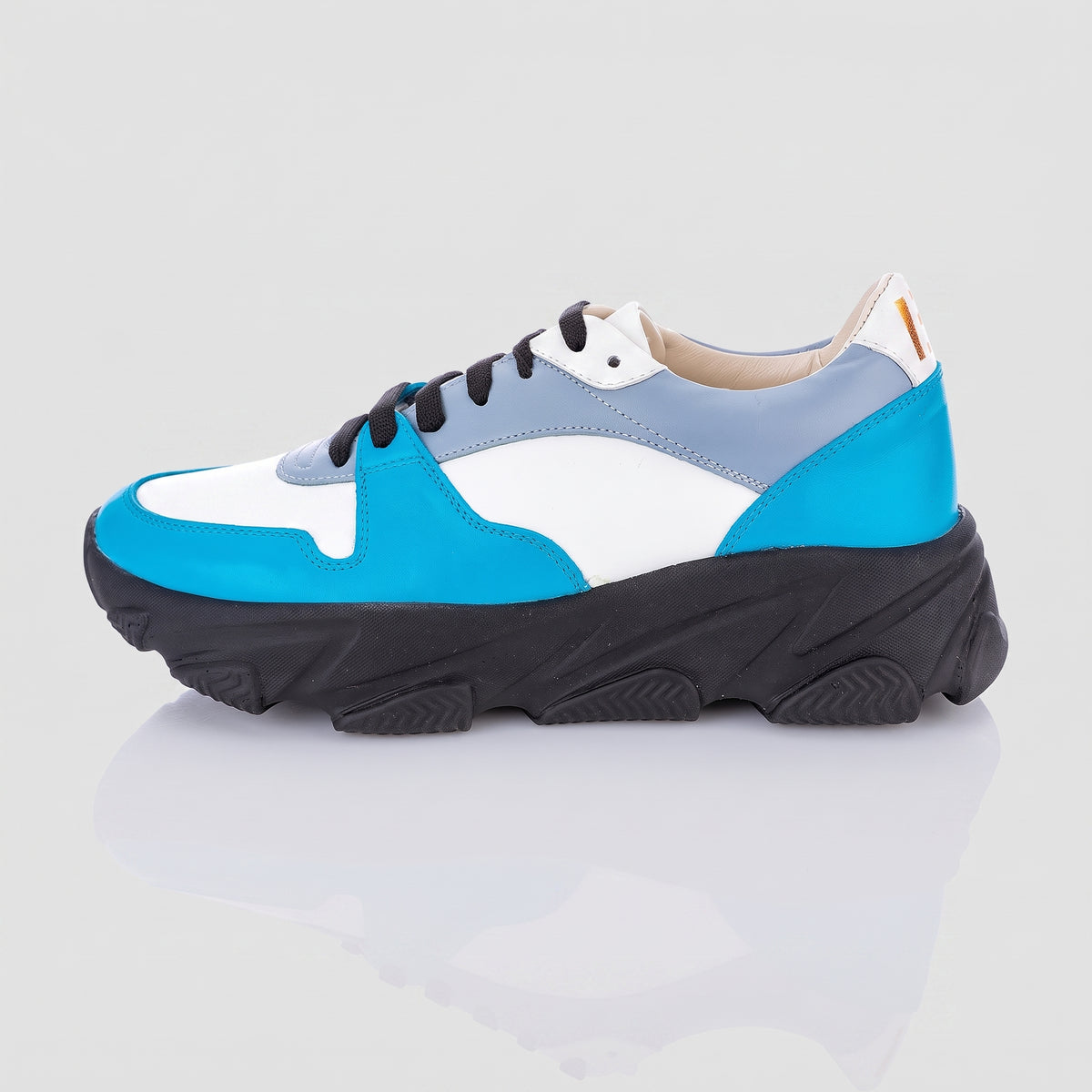Pantofi Damă Duo Aqua Marine — pantofi din piele naturală, Enzo Margi