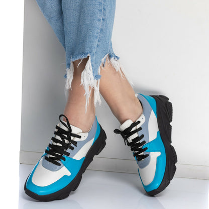 Pantofi Damă Duo Aqua Marine — poza 11, sneakers comozi din piele de vitel, fabricat in Romania — Enzo Margi