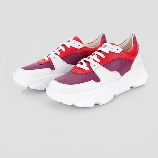 Pantofi Damă Duo Berry Light — pantofi din piele naturală, Enzo Margi