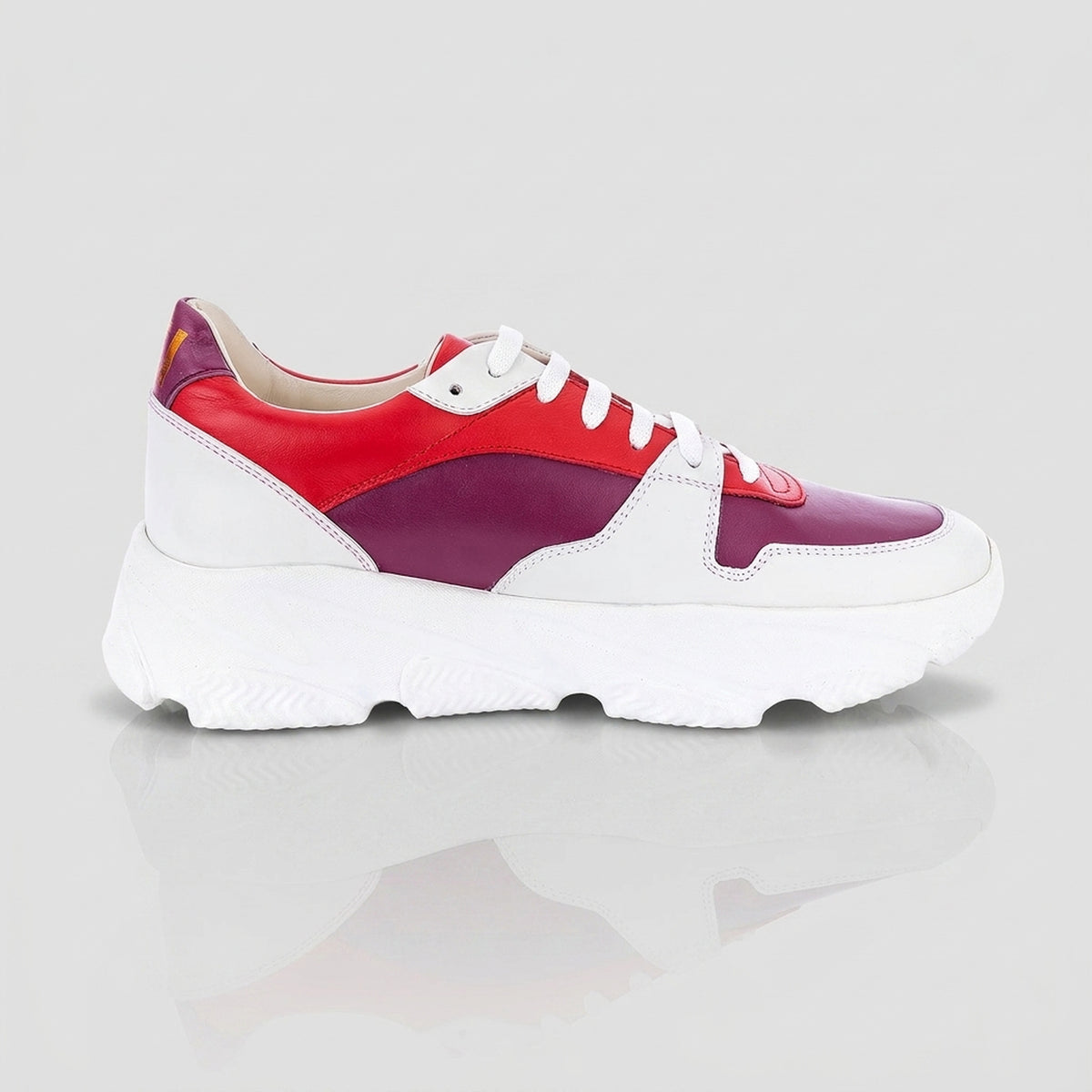 Pantofi Damă Duo Berry Light — pantofi din piele naturală, Enzo Margi