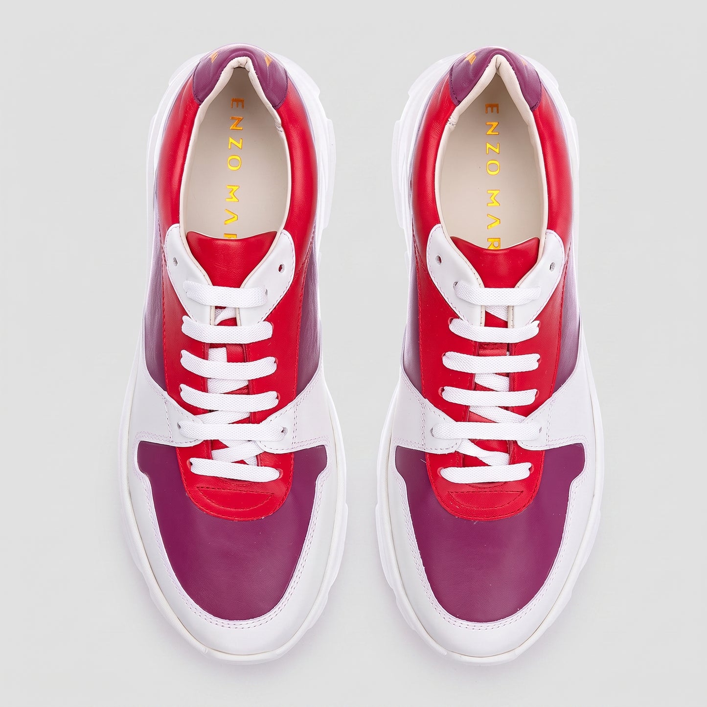 Pantofi Damă Duo Berry Light — pantofi din piele naturală, Enzo Margi