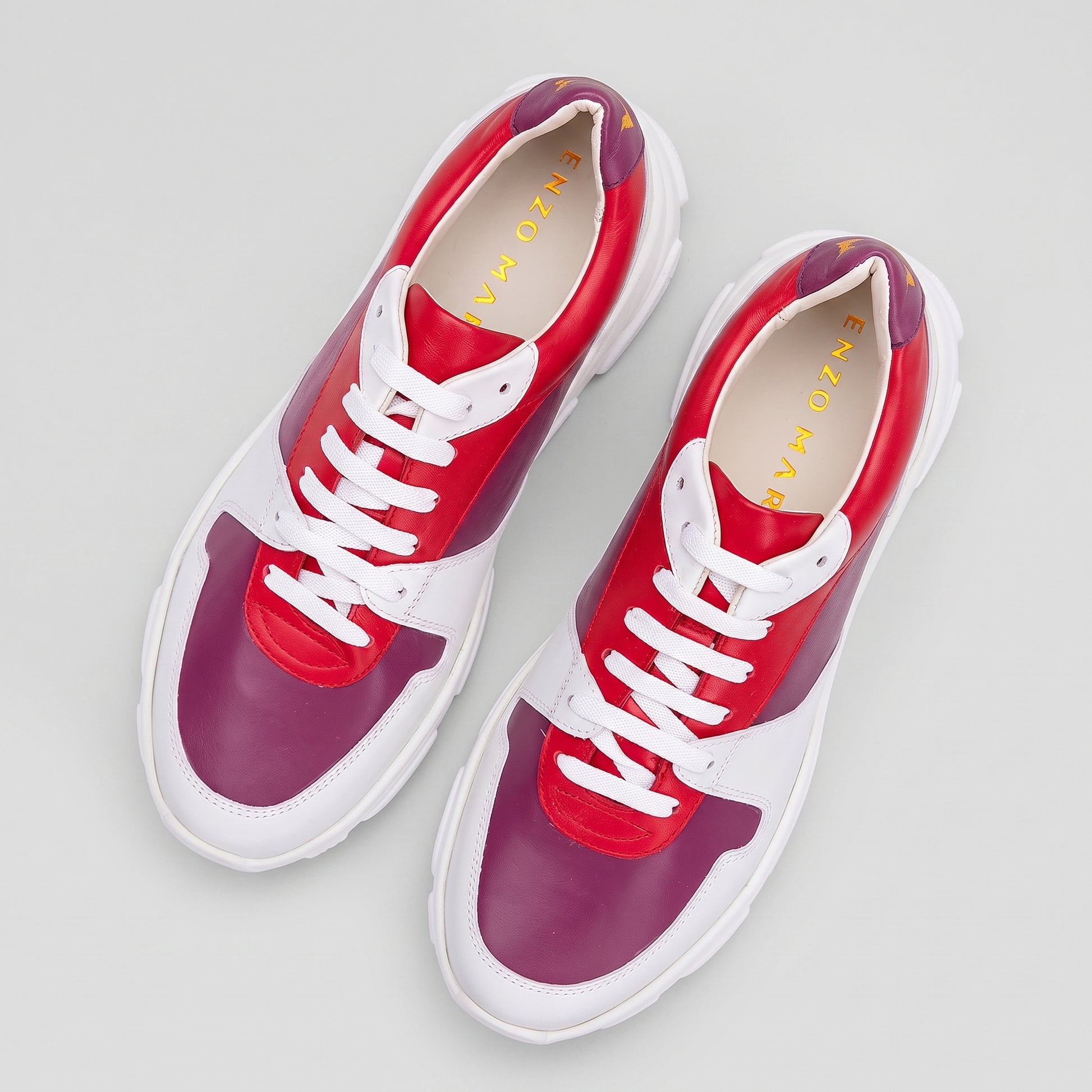 Pantofi Damă Duo Berry Light — pantofi din piele naturală, Enzo Margi