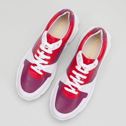 Pantofi Damă Duo Berry Light — pantofi din piele naturală, Enzo Margi