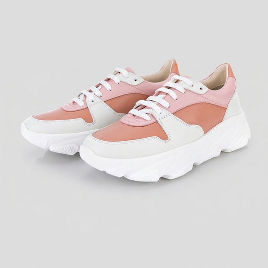Pantofi Damă Duo Blushed Light — pantofi din piele naturală, Enzo Margi
