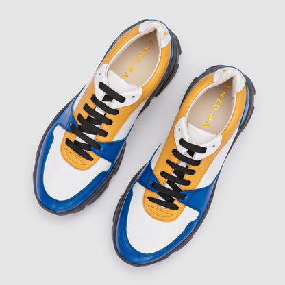 Pantofi Sport Duo College — pantofi damă din piele naturală, Enzo Margi