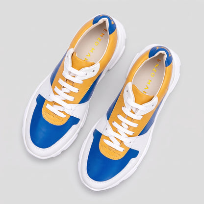 Pantofi Sport Duo College Light — pantofi damă din piele naturală, Enzo Margi