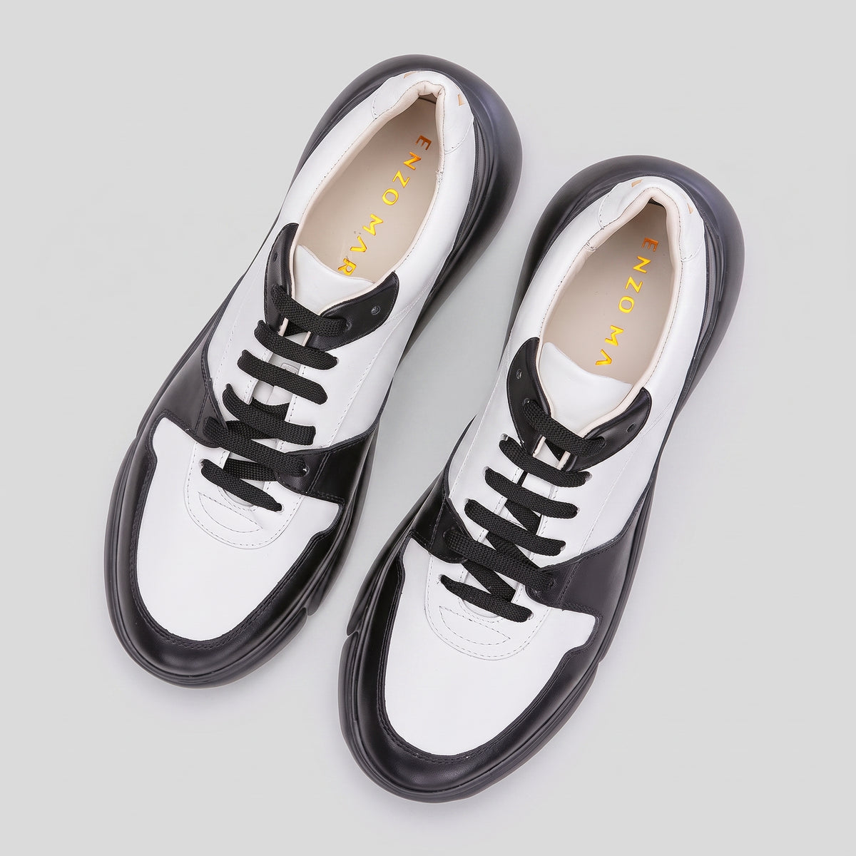 Pantofi Sport Duo Dark Female — pantofi damă din piele naturală, Enzo Margi