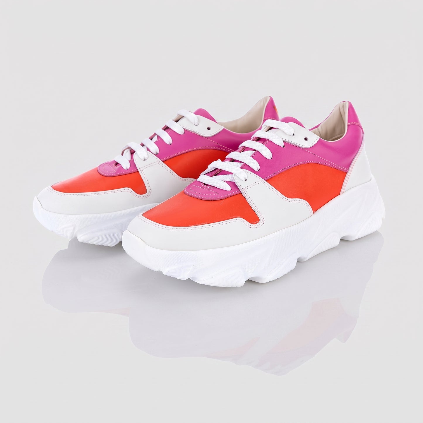 Pantofi Sport Duo Hot Light — pantofi damă din piele naturală, Enzo Margi