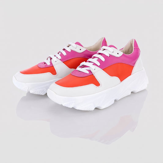 Pantofi Sport Duo Hot Light — pantofi damă din piele naturală, Enzo Margi