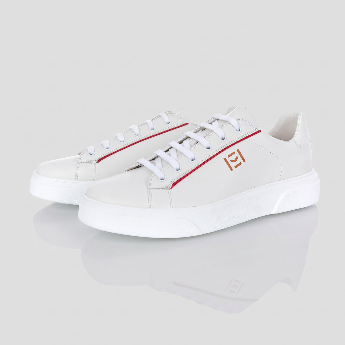 Pantofi Sport Bărbați Red Strike — pantofi din piele naturală, Enzo Margi