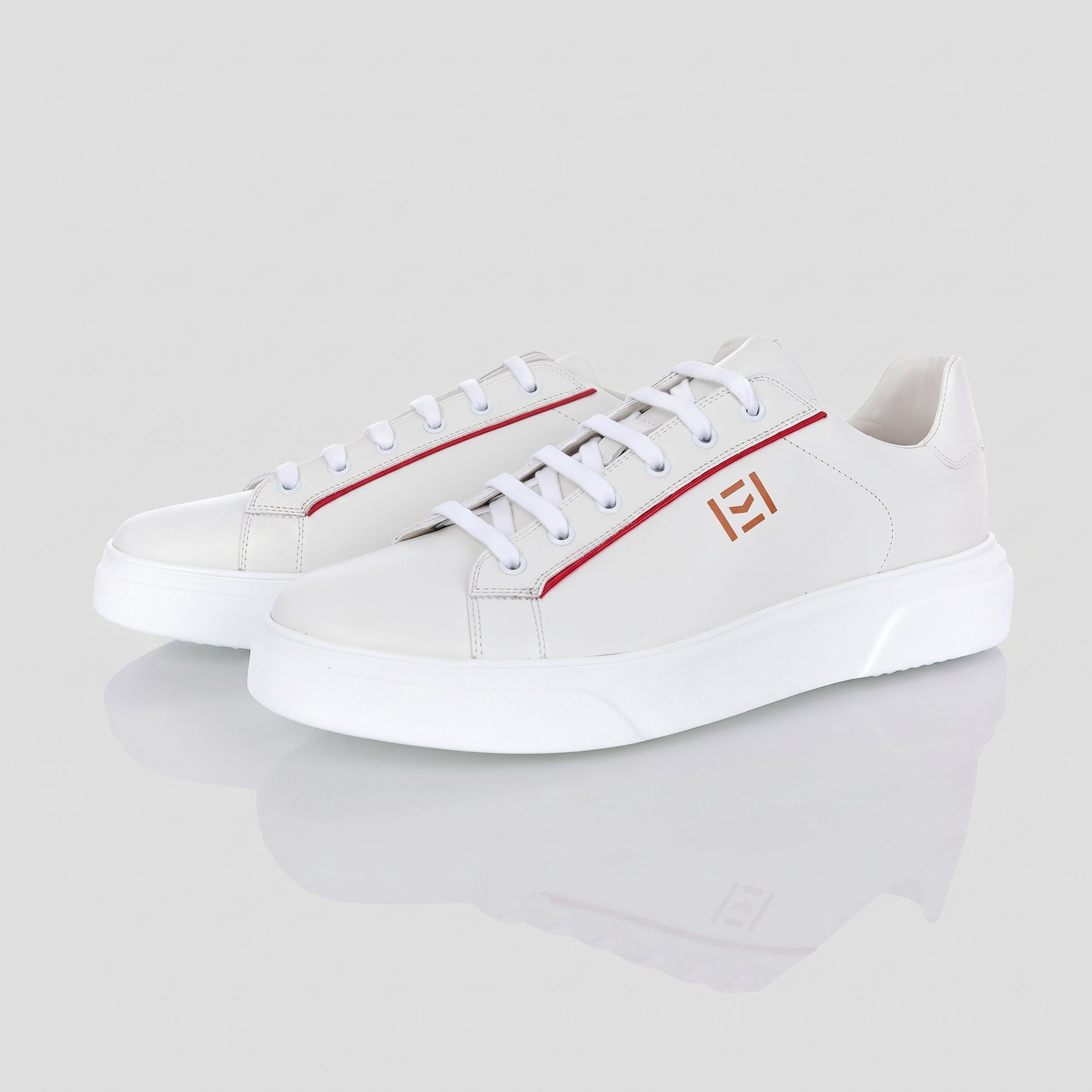 Pantofi Sport Bărbați Red Strike — pantofi din piele naturală, Enzo Margi
