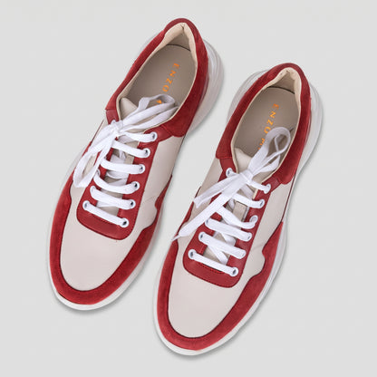 Pantofi Sport Bărbați Strawberry Cake — pantofi din piele naturală, Enzo Margi
