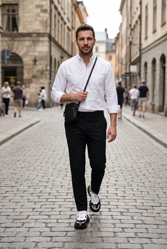 Pantofi Sport Bărbați Bow Tie - ținută lifestyle