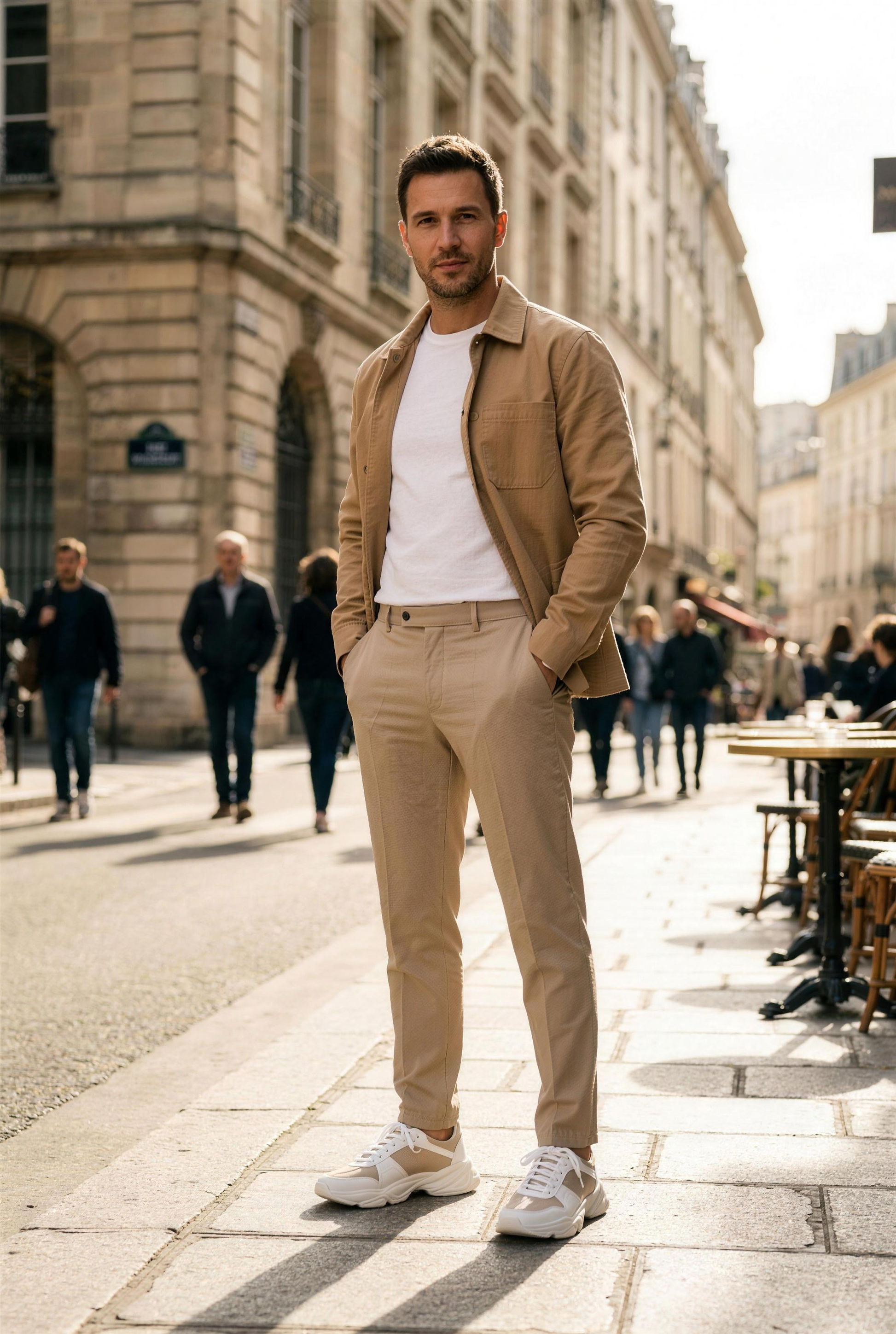 Pantofi Sport Bărbați Pure Nude - Enzo Margi