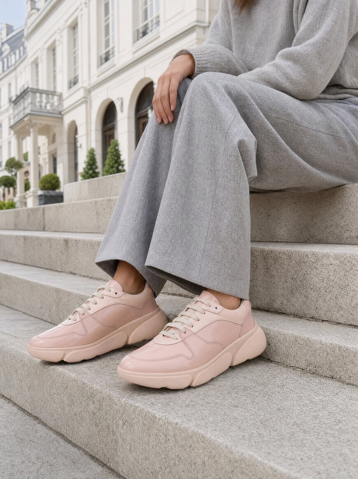 Pantofi Sport Skin Female — ținută lifestyle, pantofi damă din piele naturală, Enzo Margi